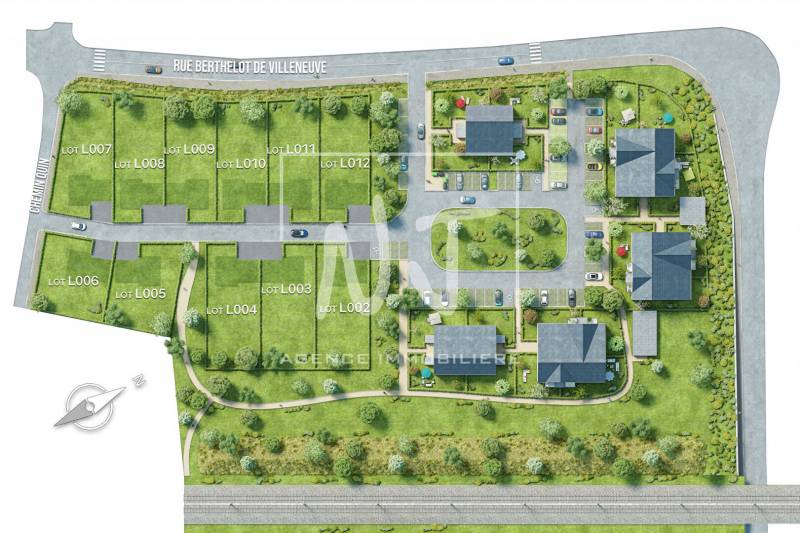 Programme de maisons neuves en cœur de bourge de Tiercé